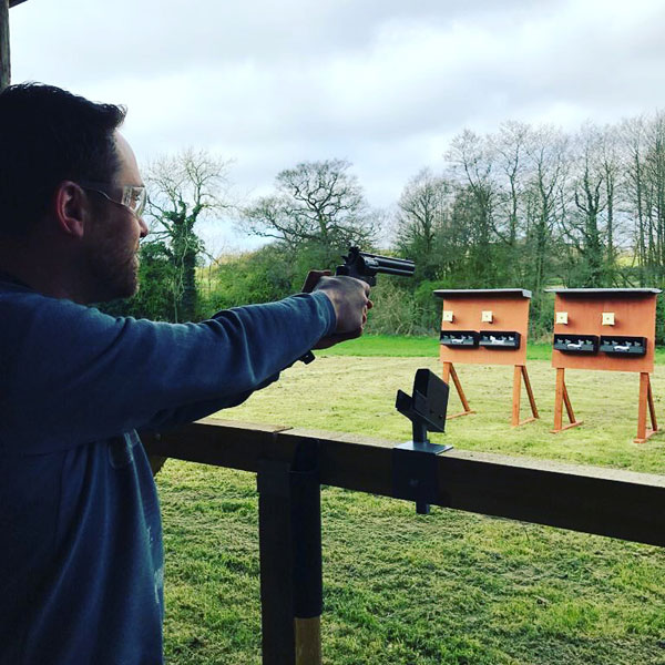 Pistol Shooting at Wild Park Derbyshire